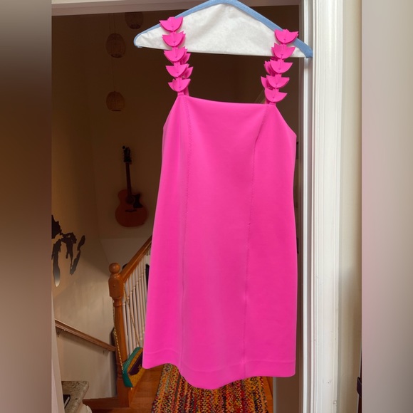 Lilly Pulitzer Dresses & Skirts - Lilly Pulitzer Hot Pink Sleeveless Shift Dress